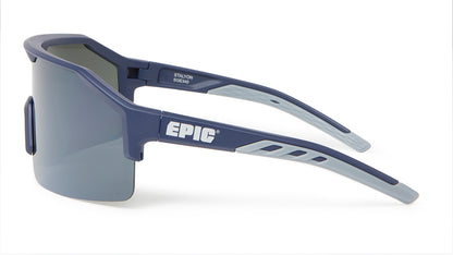 Glasses Safety Epic Stalyon -  Polarised Hyper Silver Mirror Anti-Scratch Lens - Midnight Frame