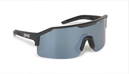 Glasses Safety Epic Stalyon -  Polarised Hyper Silver Mirror Anti-Scratch Lens - Savage Frame