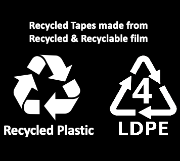 Eco Barricade Tapes - Recycled Plastic