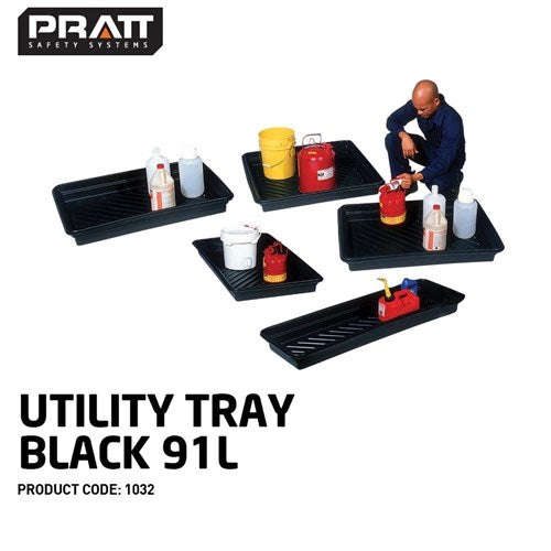 UTILITY TRAY 91L BLACK