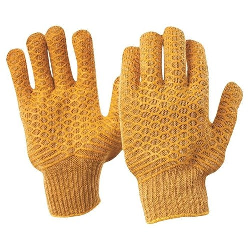 GLOVE PVC LATTICE GRIP SIZE L