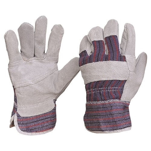 GLOVE CANDY STRIPE LEATHER PALM OSFA