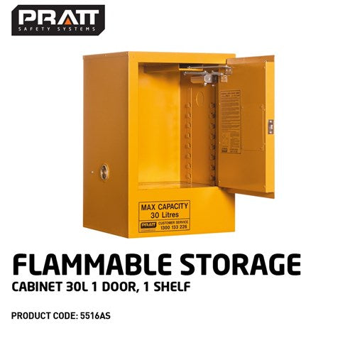 FLAMMABLE CABINET 30L 1D1S