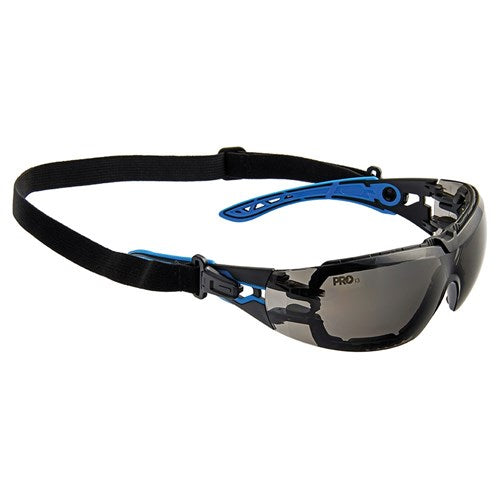 SAFETY GLASSES PROTEUS 5 SMOKE LENS