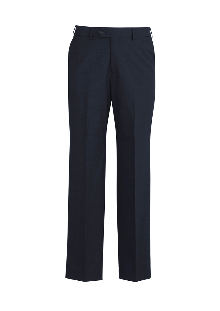 Comfort Wool Stretch Mens Flat Front Pant