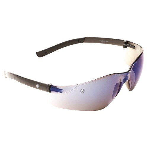 SAFETY GLASSES FUTURA BLUE MIRROR LENS