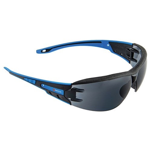 SAFETY GLASSES PROTEUS 1 SMOKE LENS