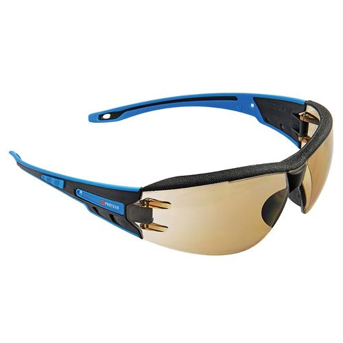 SAFETY GLASSES PROTEUS 1 BROWN LENS