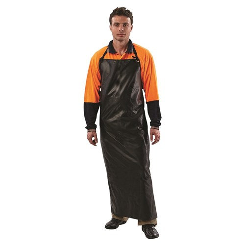 APRON PVC FULL LENGTH BLACK