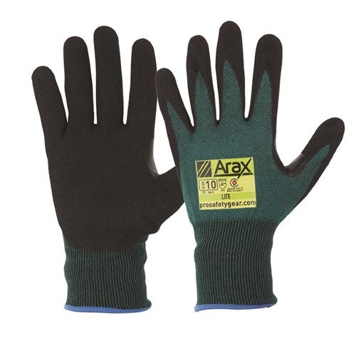 GLOVE ARAX GREEN NITRILE S/DIP SIZE 10