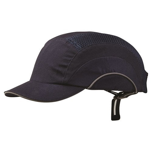 BUMP CAP SHORT PEAK NAVY