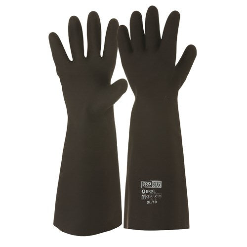 GLOVE RUBBER BLACK NIGHT SIZE 8