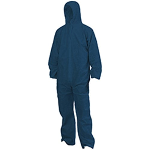 COVERALLS DISPOSABLE SMS BLUE 2XL