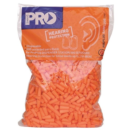 EARPLUGS UNCORDED PROBULLET 500/PR