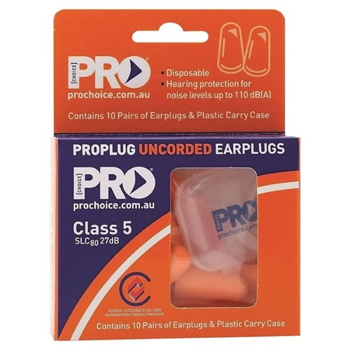 EARPLUGS UNCORDED PROBULLET 10/PR