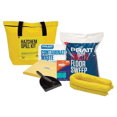 AUS SPILL KIT HAZCHEM 50L YELLOW BAG