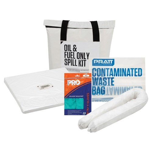 AUS SPILL KIT OIL/FUEL 25L WHITE BAG