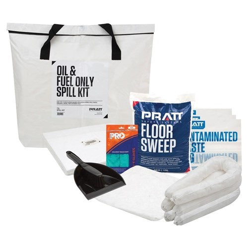 AUS SPILL KIT OIL/FUEL 75L WHITE BAG