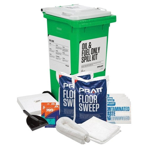 AUS SPILL KIT OIL/FUEL 120L WHITE LID