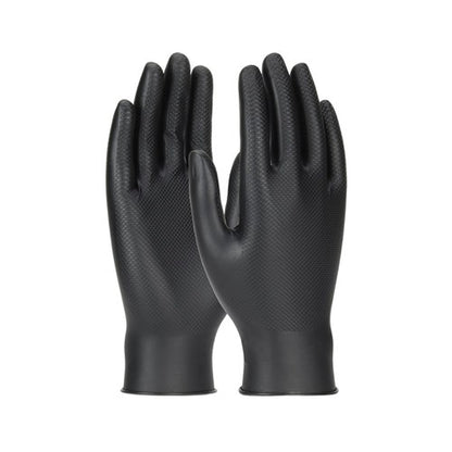 GLOVE DISP NITRILE GRIPPAZ BLK SIZE 2XL