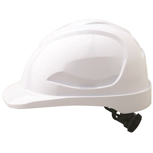 HARD HAT V9 UNVENTED RATCHET WHITE