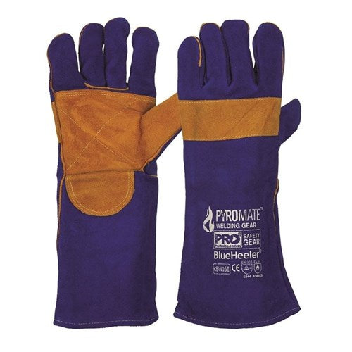 GLOVE WELDING PYROMATE BLUE/GOLD OSFA