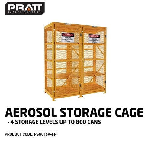 AEROSOL CAGE 4 LEVEL FLAT PACKED