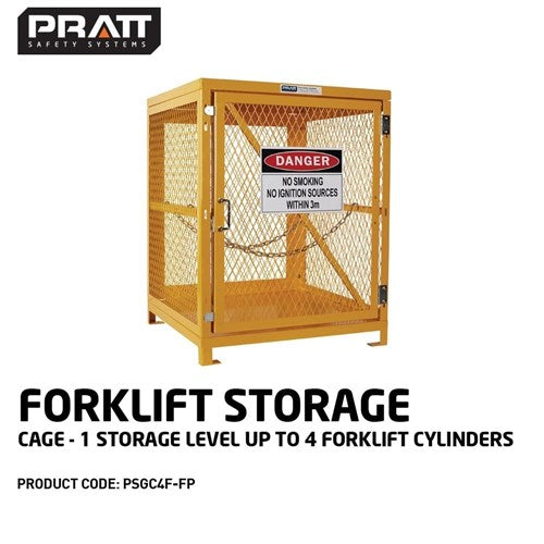 FORKLIFT CAGE 1 LEVEL FLAT PACKED