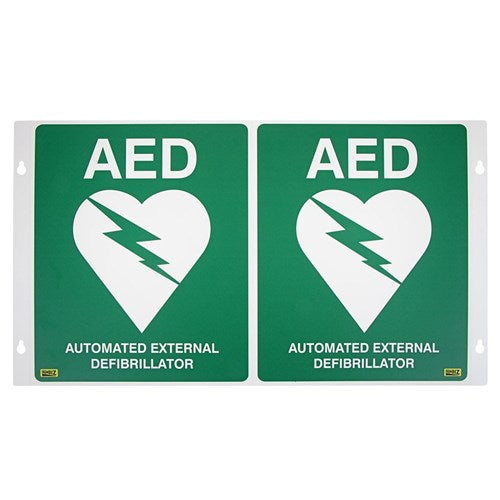 SIGN 500 x 300mm 3D AED