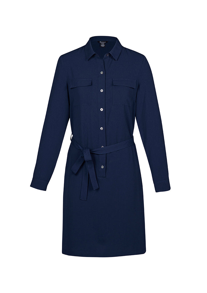 Chloe Womens Georgette Shirt Dress