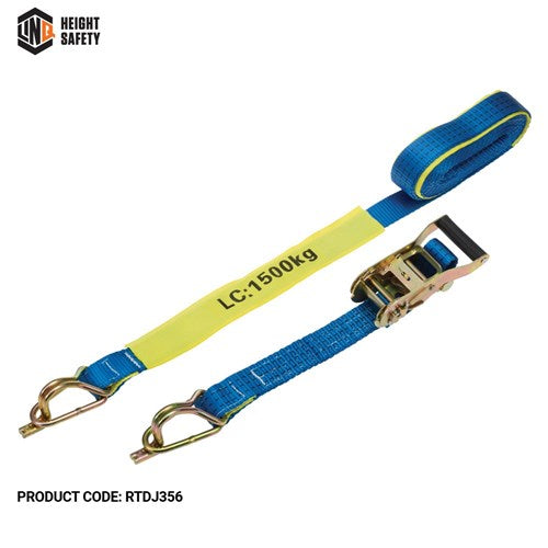 RATCHET TIE DOWN 1.5T 35mm x 6m BLUE