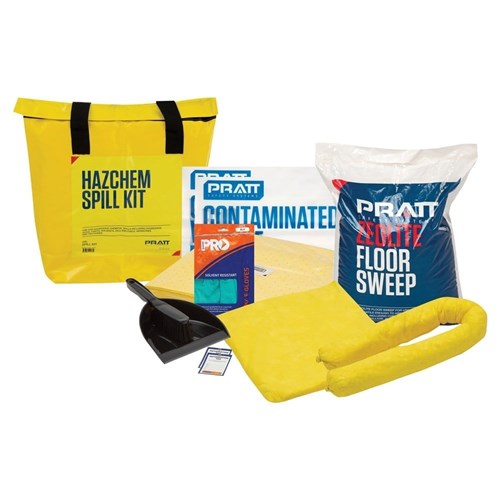 AUS VEHICLE SPILL KIT HAZ 25L YELLOW BAG