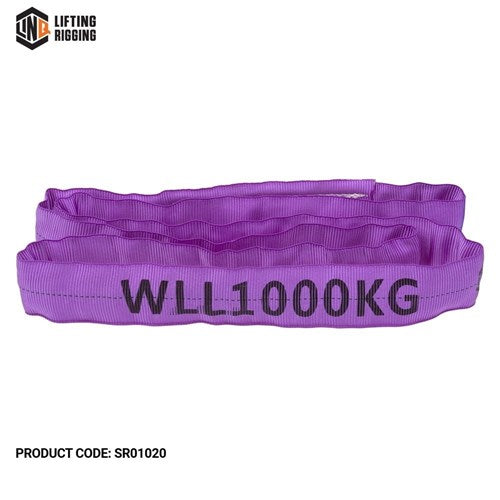 SLING ROUND 7:1 WLL 1T 2.0m VIOLET