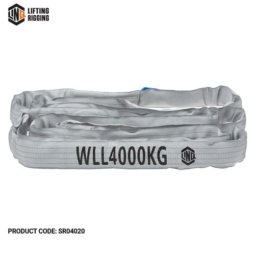 SLING ROUND 7:1 WLL 4T 2.0m GREY