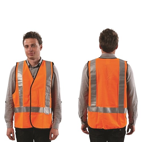 VEST DAY/NIGHT H-BACK ORANGE 2XL