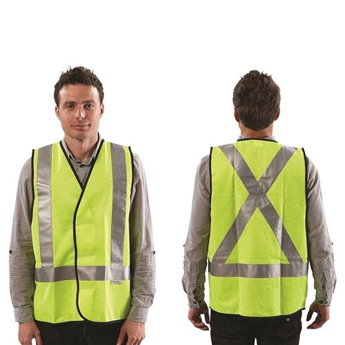 VEST DAY/NIGHT X-BACK YELLOW 2XL